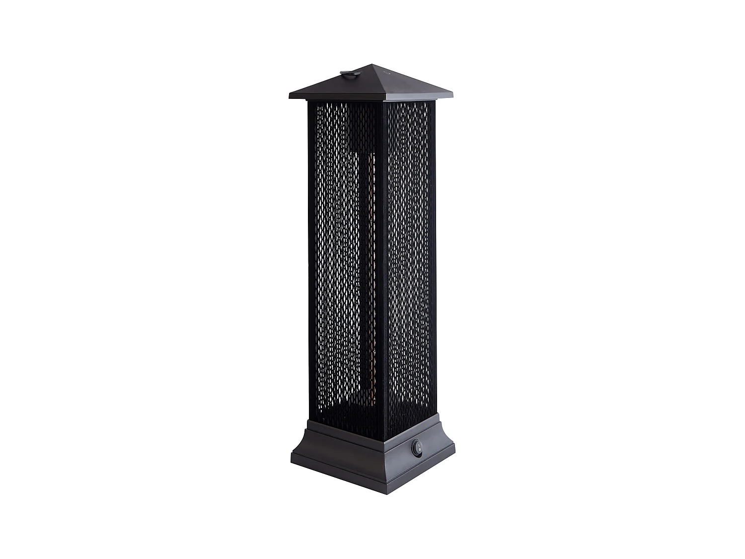 Riscaldatore a infrarossi da patio a piantana TUNUPA 1500 W Nero