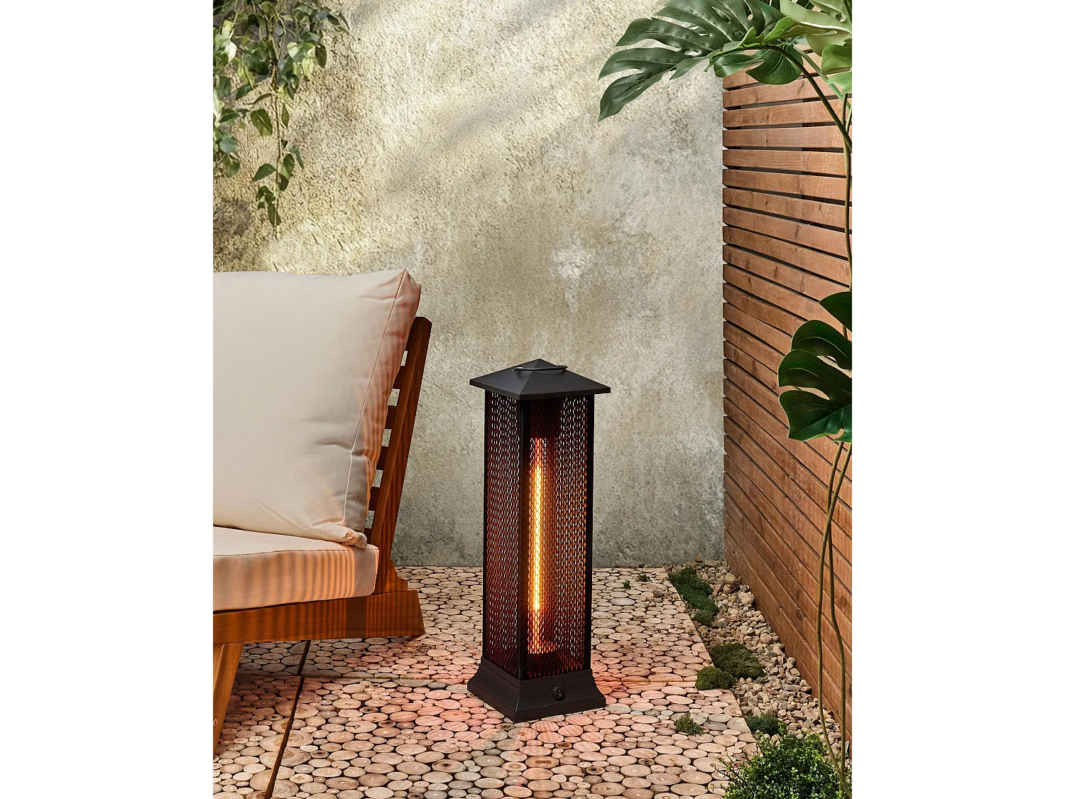 Infrarot-Standheizstrahler TUNUPA 1'500 W Schwarz