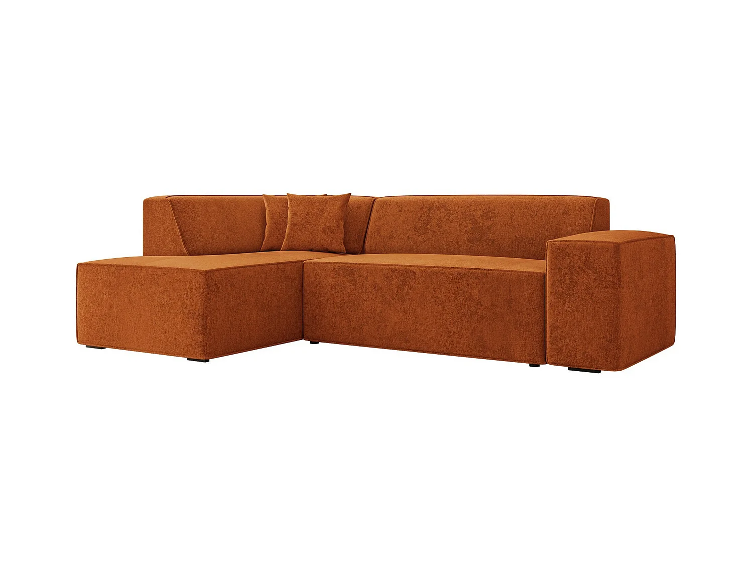 Sofá rinconero Comfivo 289, Rojo, 267x205x73cm