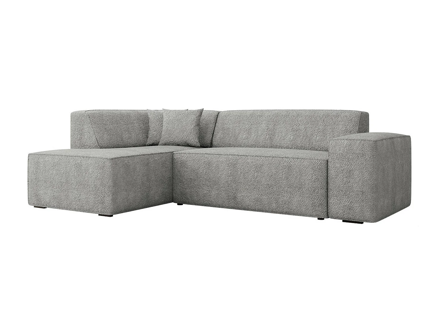 Sofá rinconero Comfivo 289, Gris, 267x205x73cm