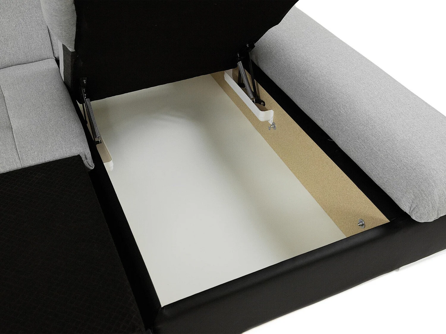 Sofá rinconero Comfivo 152, Verde, Función de descanso, Almacenaje, 278x161x76cm