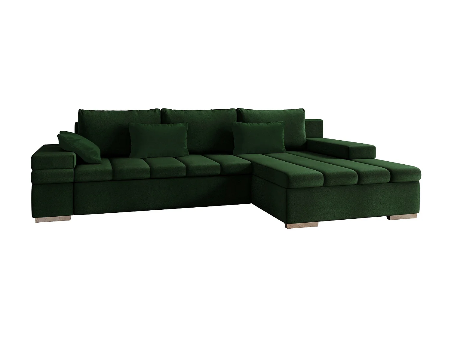 Sofá rinconero Comfivo Olivetum, Verde, Función de descanso, 31x18x8cm