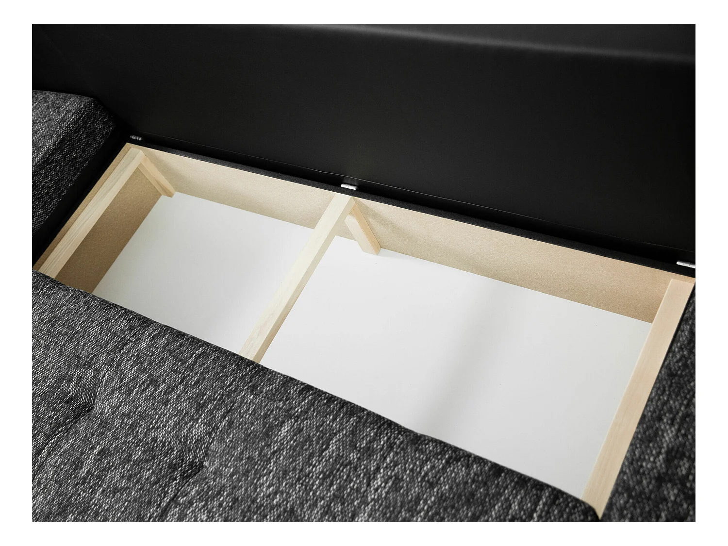 Sofá rinconero Comfivo 106, De color marrón claro, Función de descanso, Almacenaje, 394cm