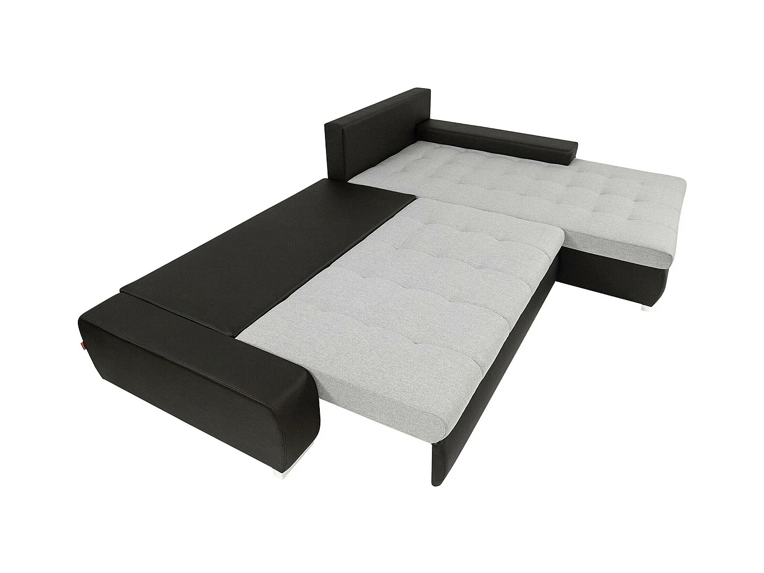 Sofá rinconero Comfivo 147, Marrón, Función de descanso, Almacenaje, 302x213x80cm