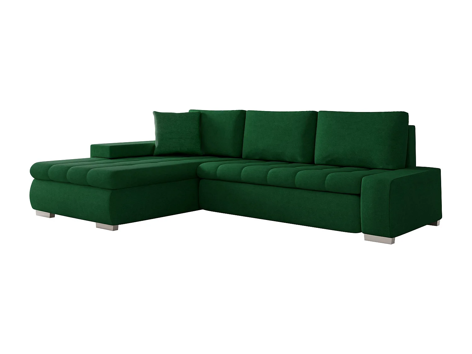 Canapé d'angle Comfivo 112, Vert, Disponible, 265x185x85cm