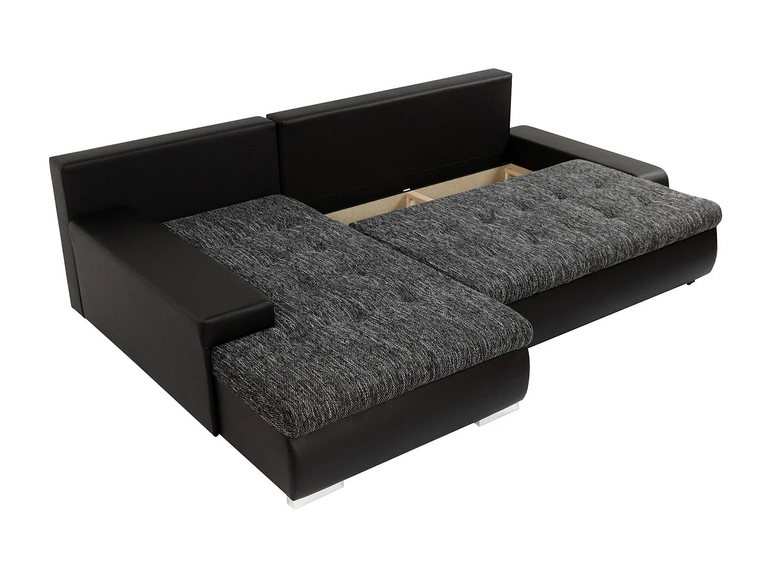 Canapé d'angle Comfivo 112, Vert, Disponible, 265x185x85cm