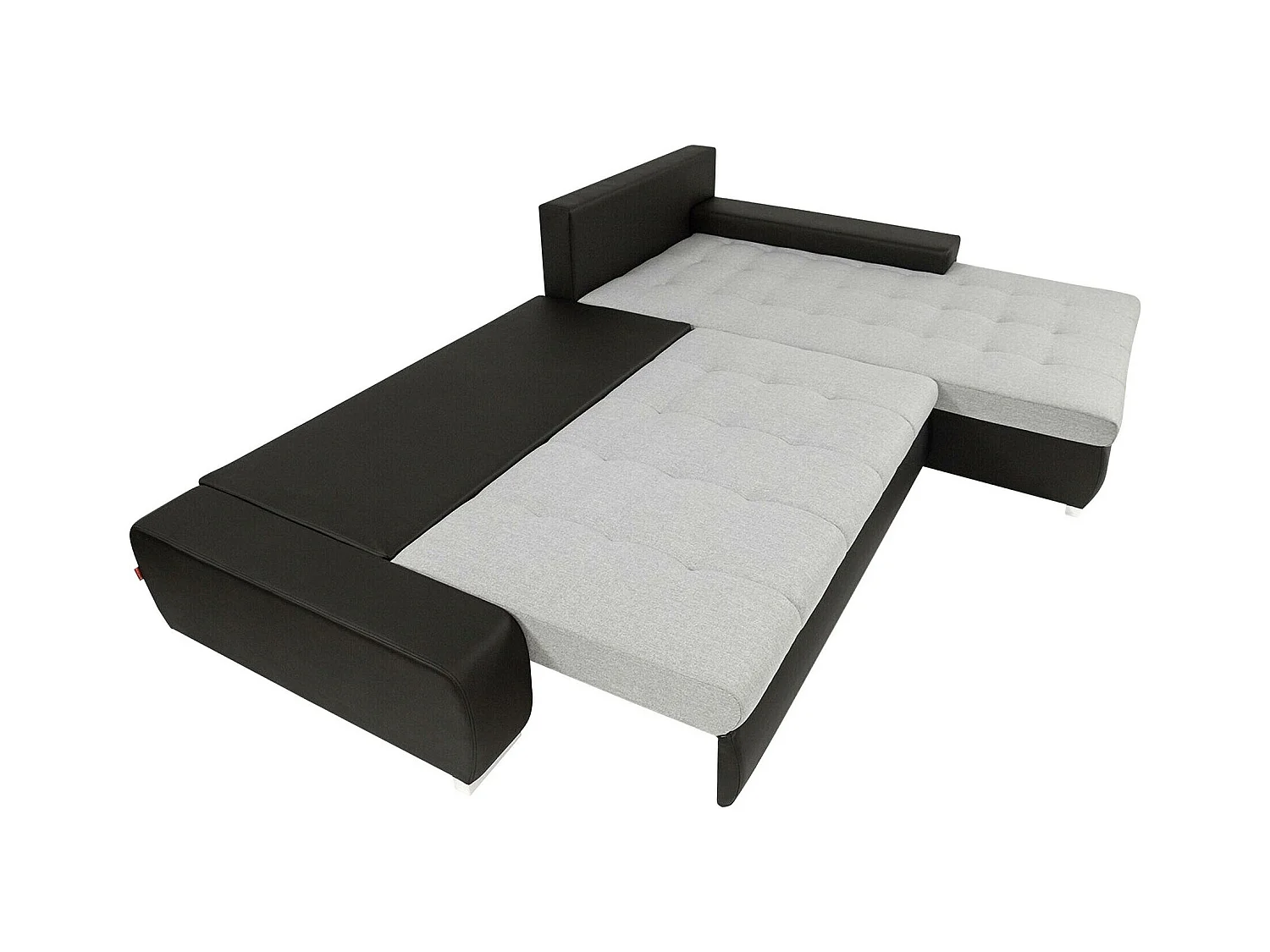 Canapé d'angle Comfivo 147, Jaune, Fonction de couchage, Boîte de literie, 302x213x80cm