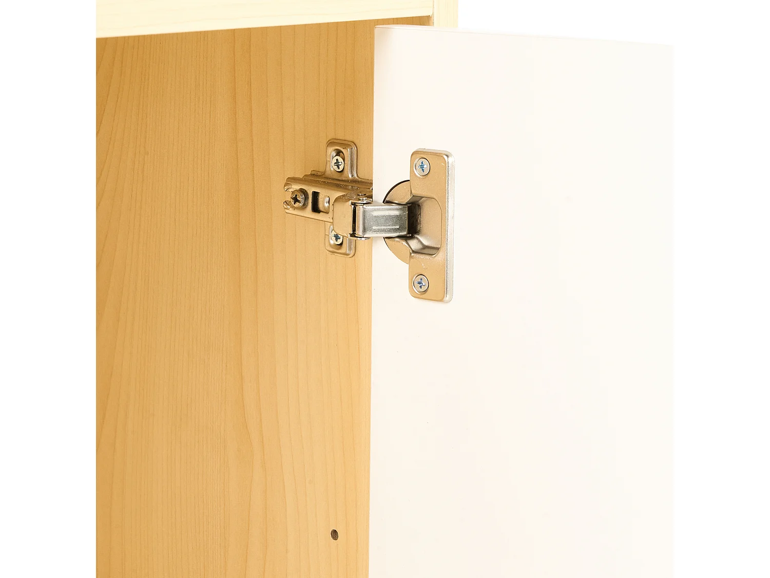 Szafka biurowa ZEHNA Jasny brąz/ biały