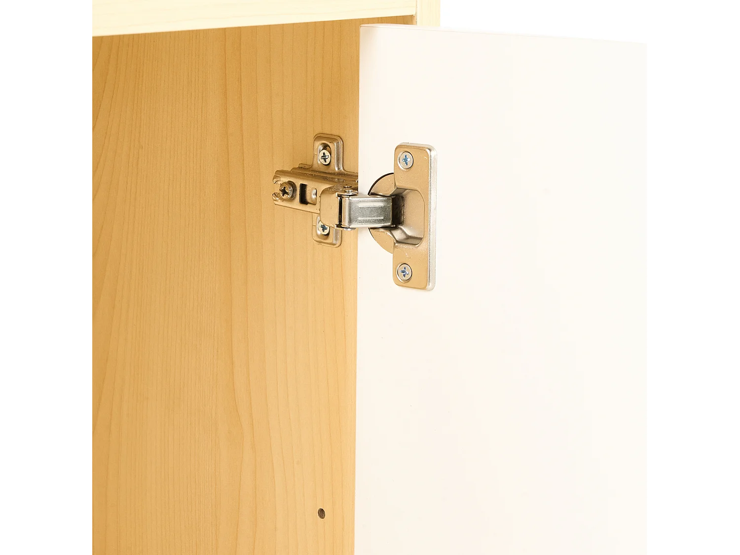 Büroschrank ZEHNA Hellbraun / Weiss