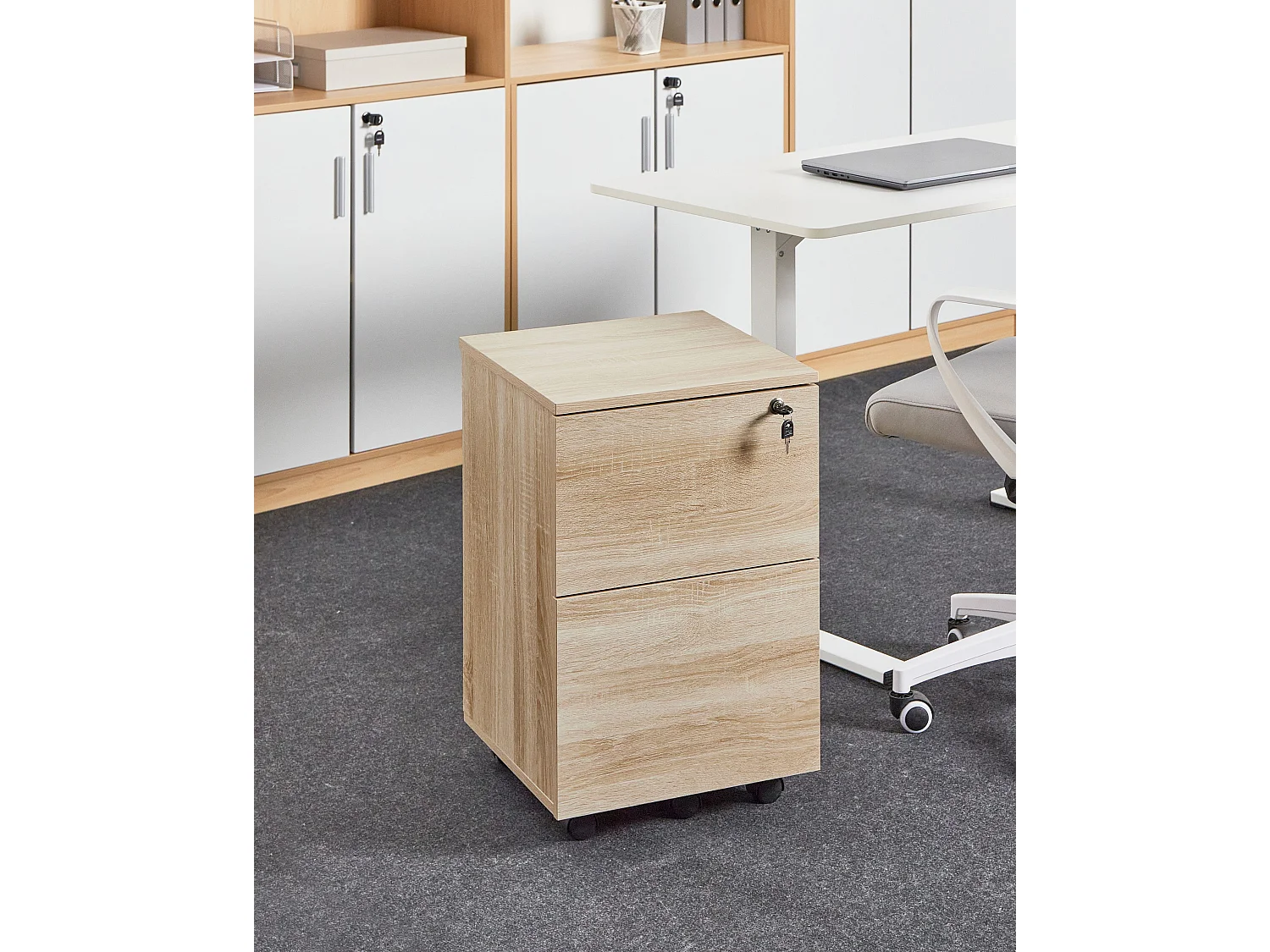 Meuble de rangement JOHNSON Marron clair