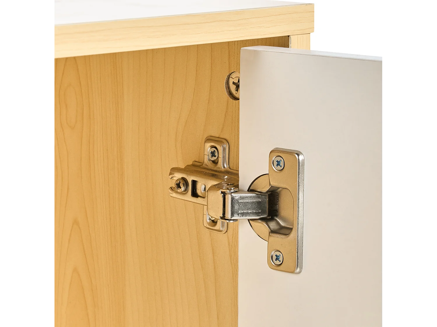 Armadietto da ufficio ZEHNA Marrone chiaro/ Bianco