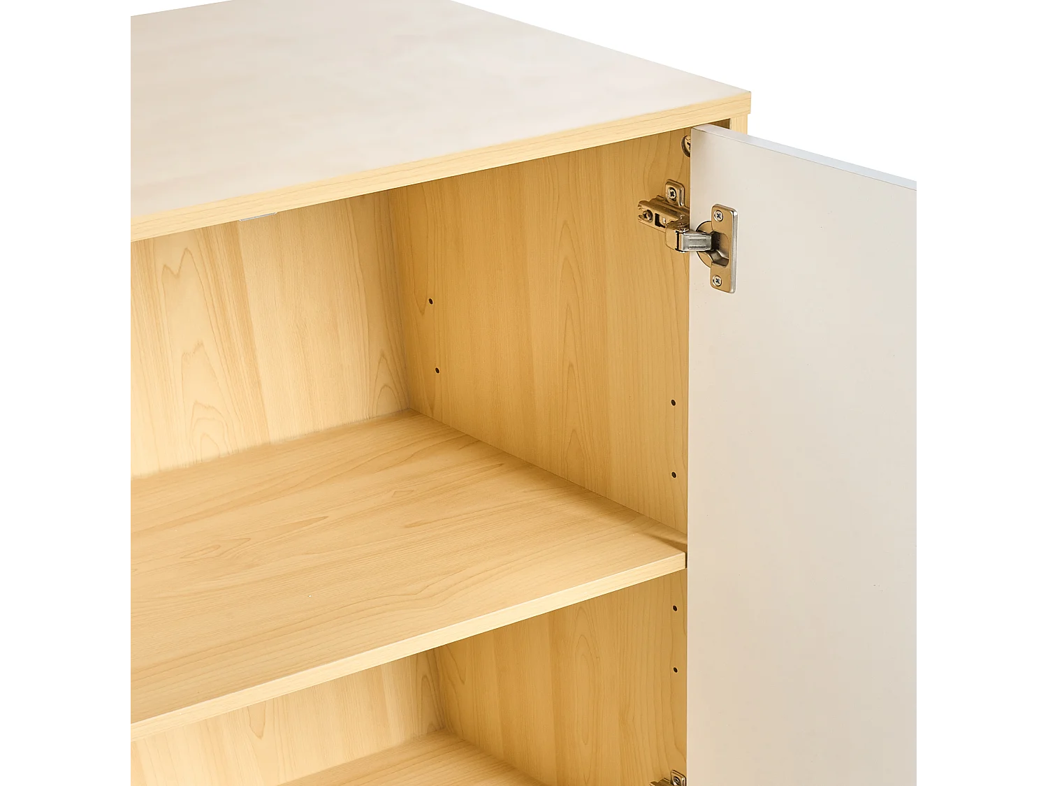 Armadietto da ufficio ZEHNA Marrone chiaro/ Bianco