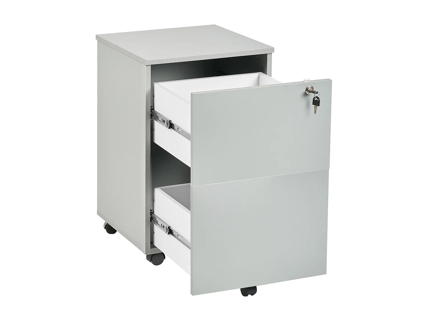 Meuble de rangement JOHNSON Gris clair