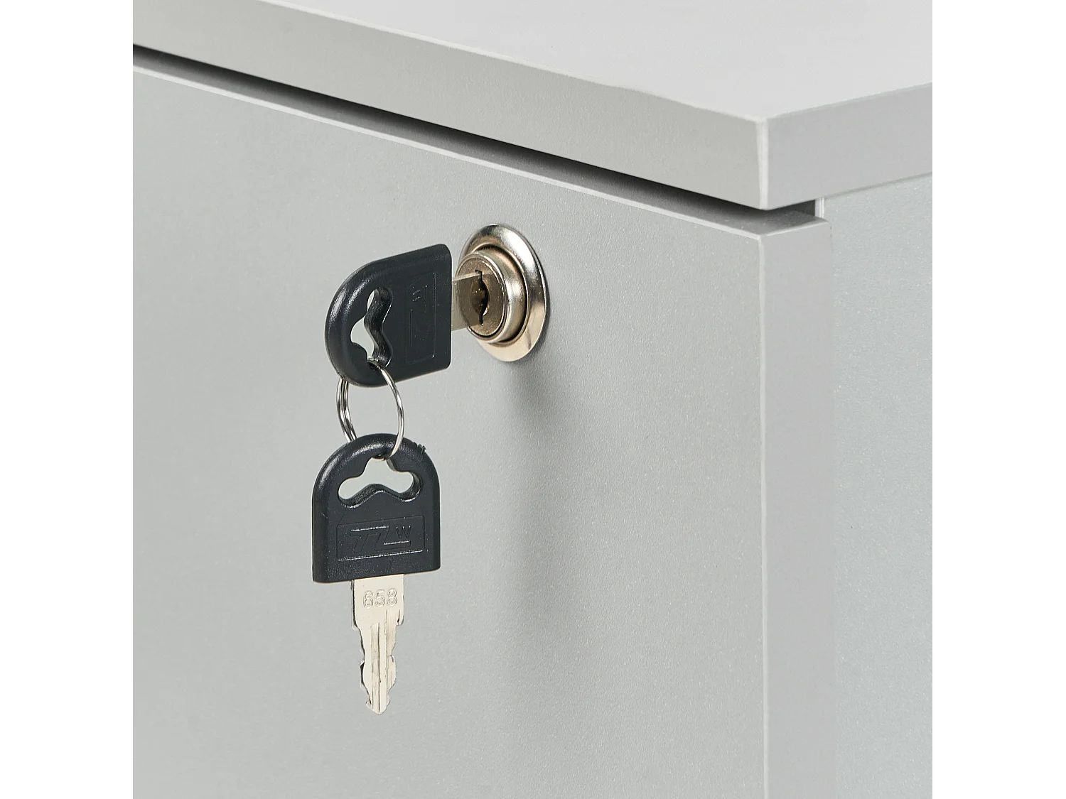 Meuble de rangement JOHNSON Gris clair