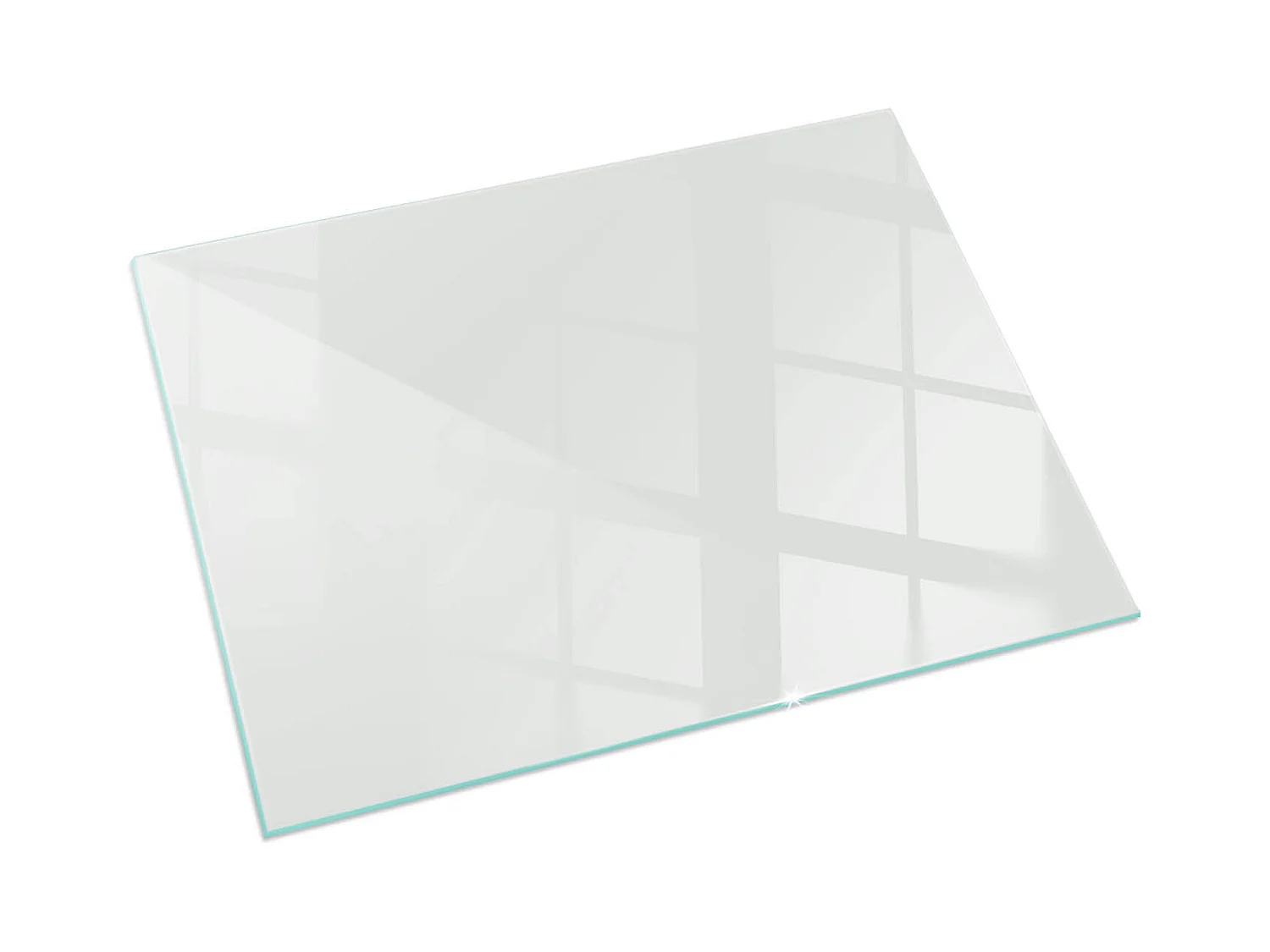 Plaque de sol en verre pour poêle - Rectangle - 60X40 - Couleur Gris