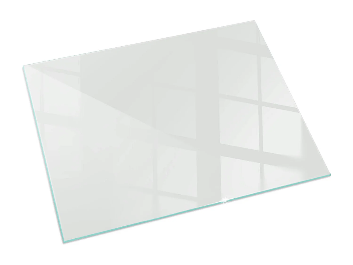 Vloerplaat voor houtkachel, onder open haard - Rechthoek - 60X40 - Kleur Grijs