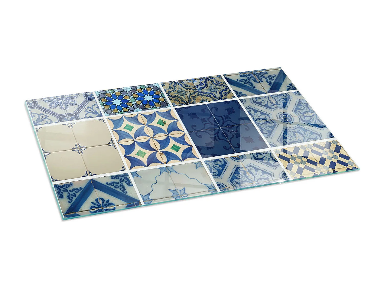 Vetro per camino, vetro di protezione per il soggiorno- Rettangolo - 140x70 - Modelli di piastrelle di ceramica