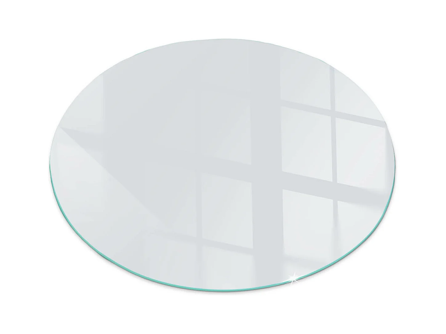 Vloerplaat voor houtkachel, onder open haard - Wiel - 50x50 - Kleur Lichtgrijs