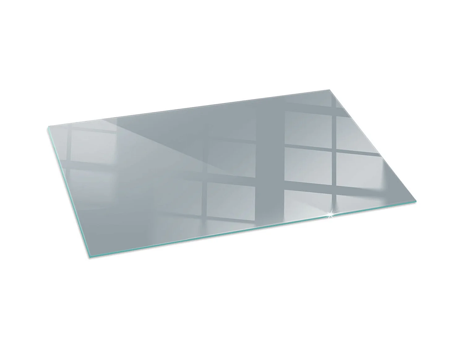 Vloerplaat voor houtkachel, onder open haard - Rechthoek - 140x70 - Kleur Grijs