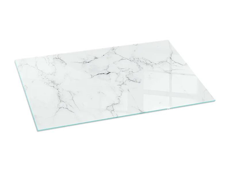 Vloerplaat voor houtkachel, onder open haard - Rechthoek - 140x70 - Marmerpatroon met aderen