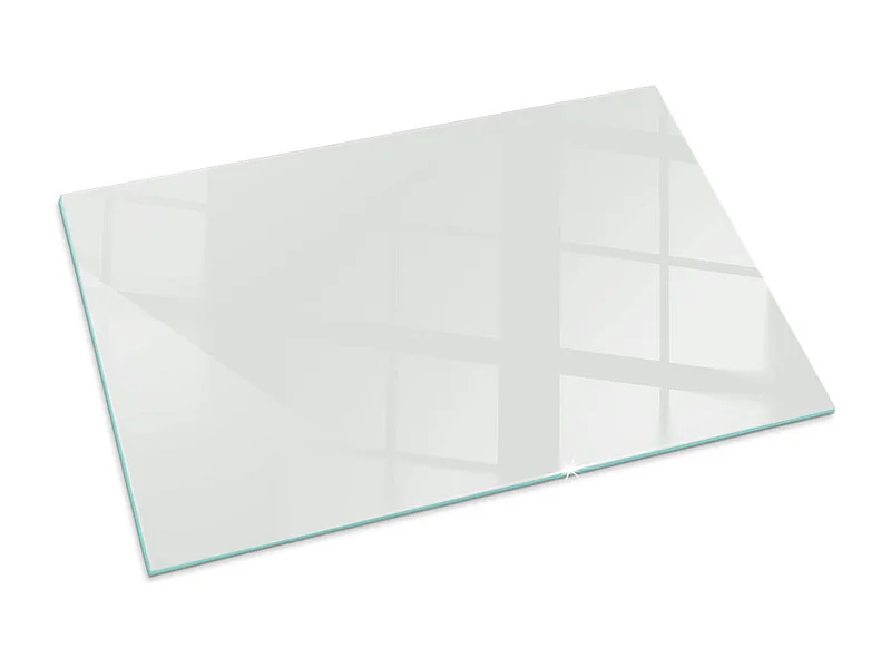 Vloerplaat voor houtkachel, onder open haard - Rechthoek - 100x70 - Kleur Grijs