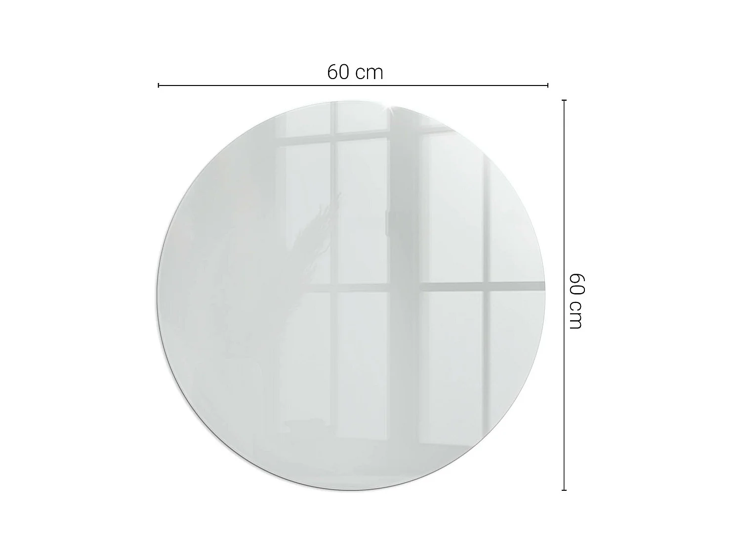 Vloerplaat voor houtkachel, onder open haard - Wiel - 60x60 - Kleur Grijs
