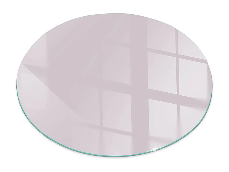 Glasplatte zum Schutz vor Funkenflug, Kaminauflage - Rad - 70X70 - Farbe Hellviolett
