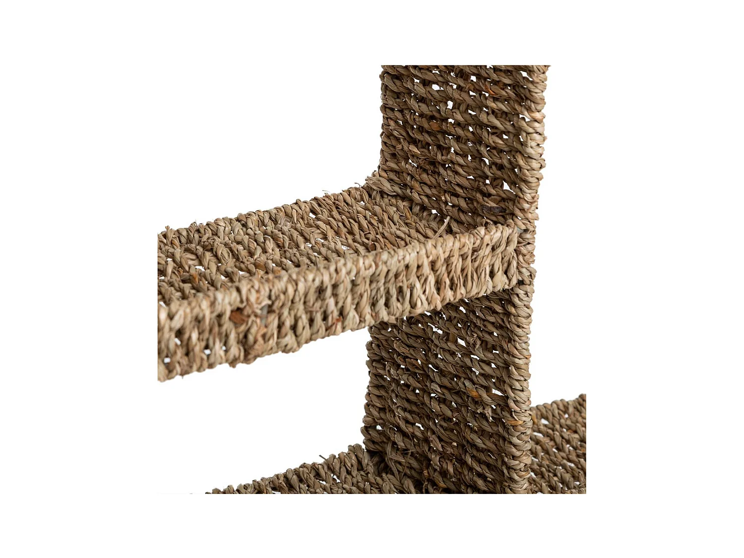 Etagère murale en Fer et Fibre naturelle D 58 cm