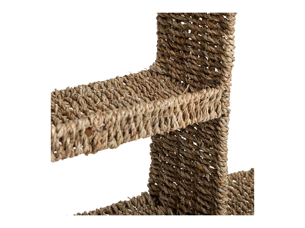 Etagère murale en Fer et Fibre naturelle D 58 cm