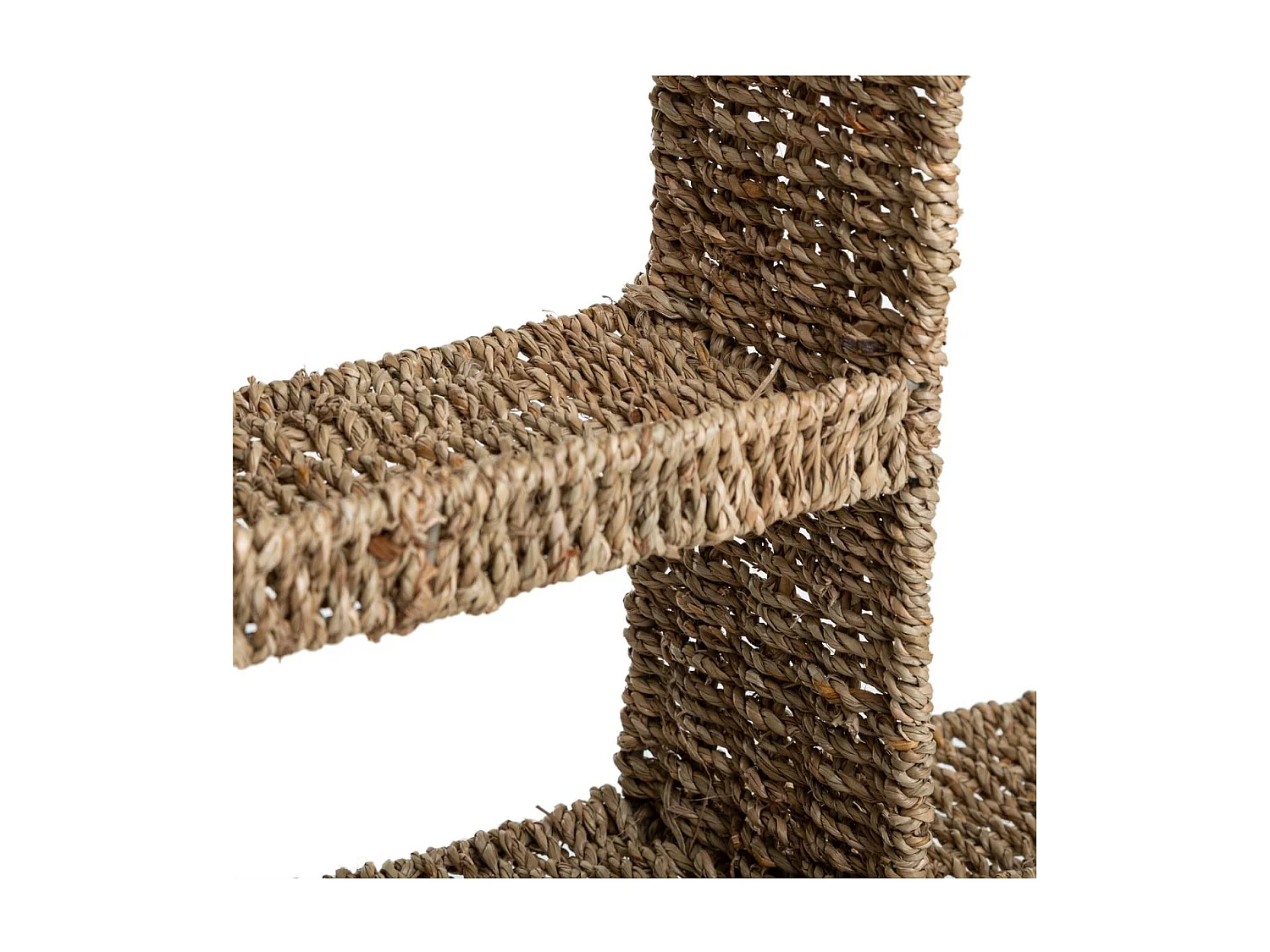 Etagère murale en Fer et Fibre naturelle D 58 cm