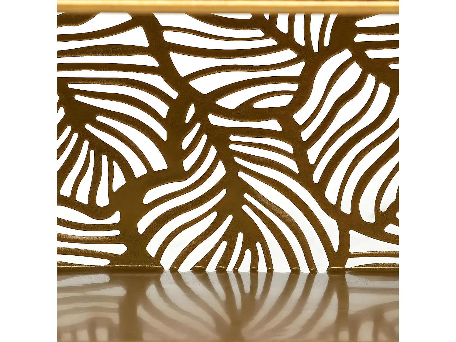 Etagère murale en Métal Doré 39 x 36 cm