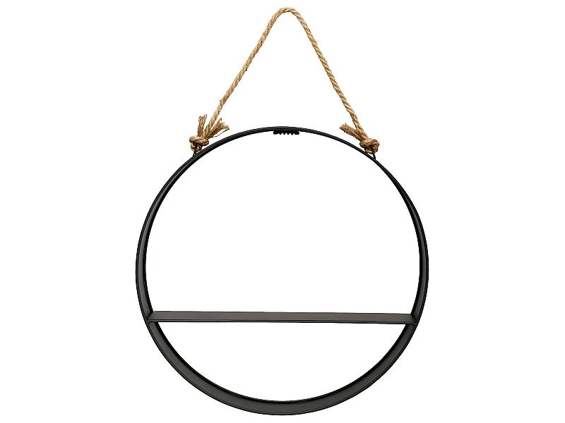 Étagère murale en Métal Noir D 54 cm