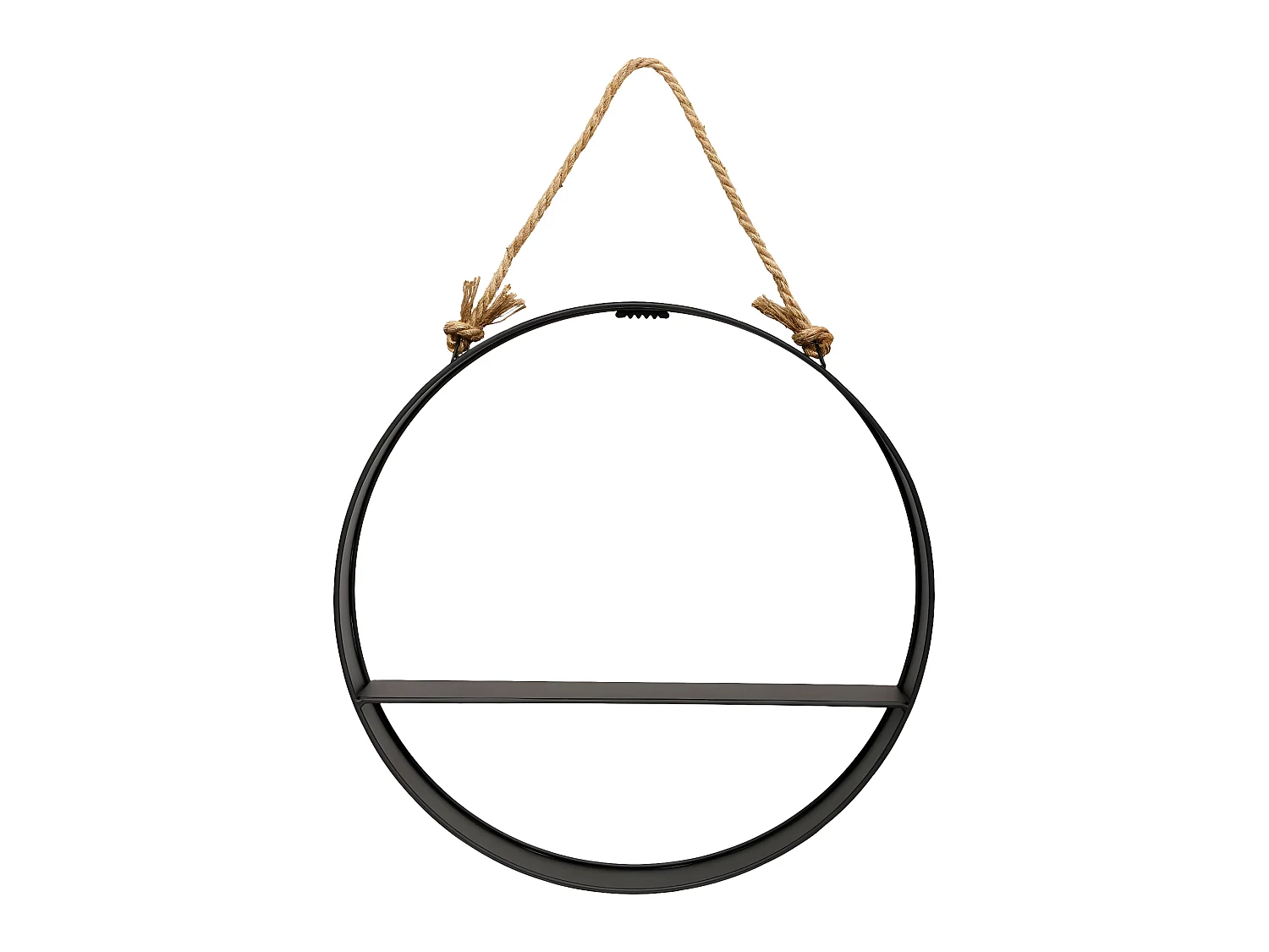 Étagère murale en Métal Noir D 54 cm