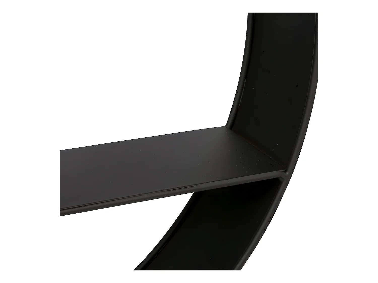 Étagère murale en Métal Noir D 54 cm