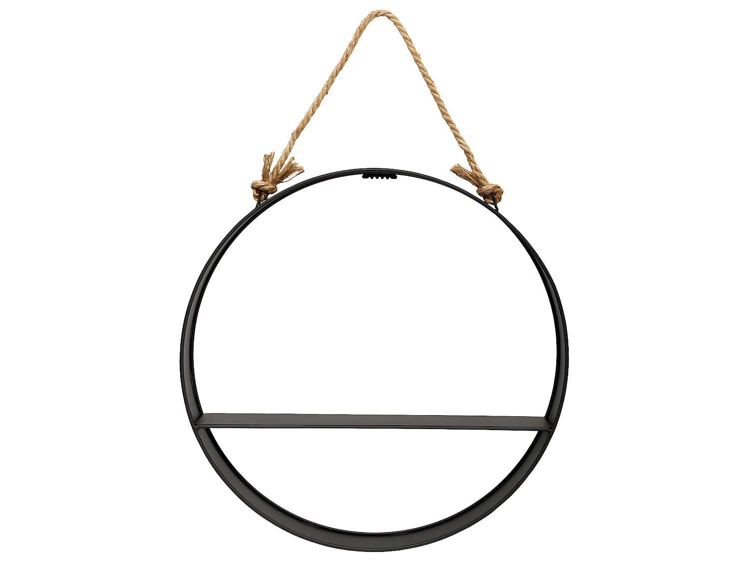 Étagère murale en Métal Noir D 54 cm