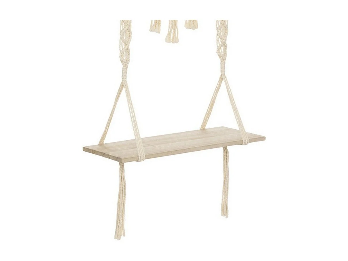 Prateleira 1 prateleira madeira paulownia castanha 80x60x20cm