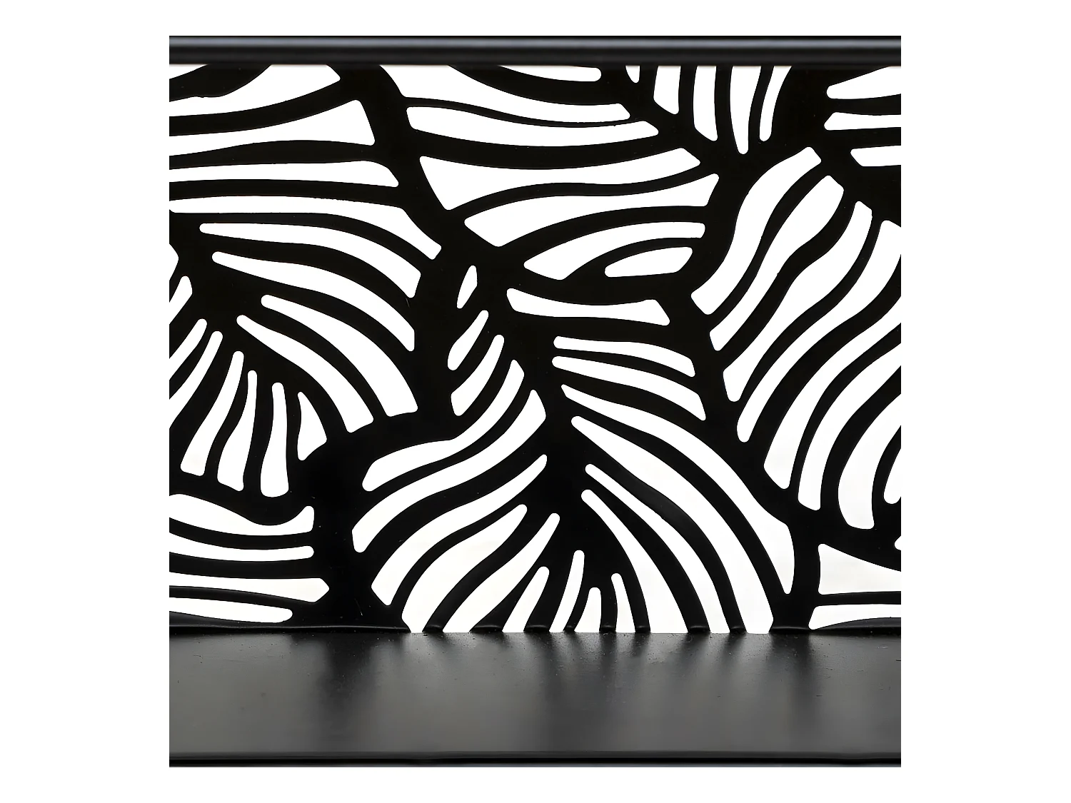 Etagère murale en Métal Noir 39 x 36 cm