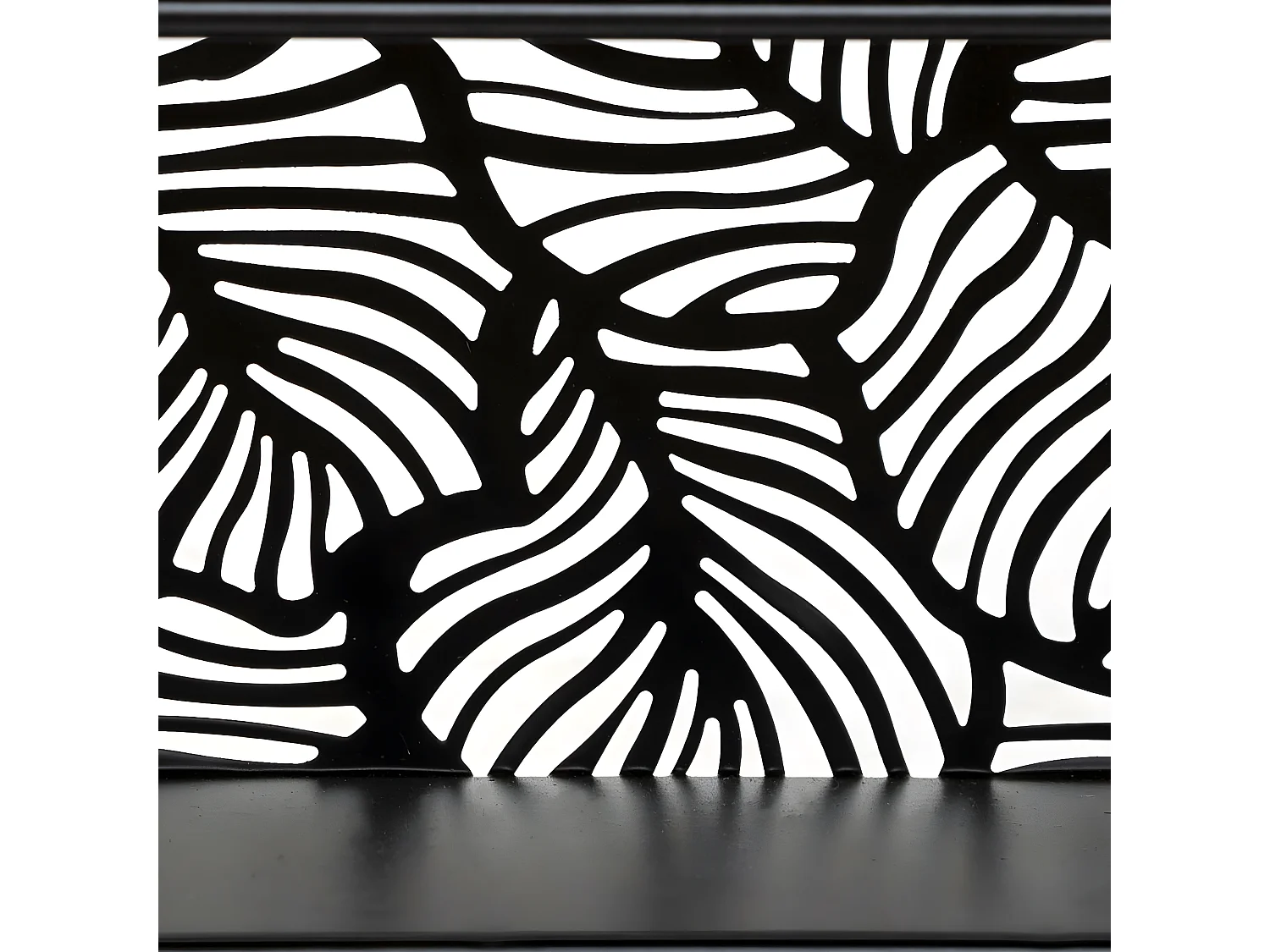 Etagère murale en Métal Noir 39 x 36 cm