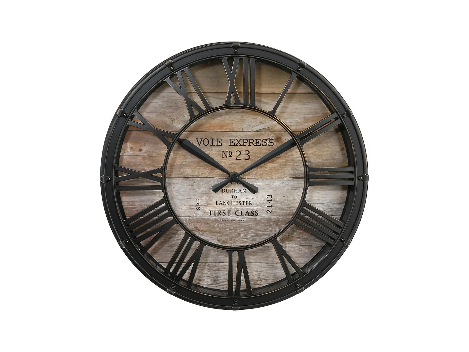 Pendule murale rétro et vintage D 39 cm