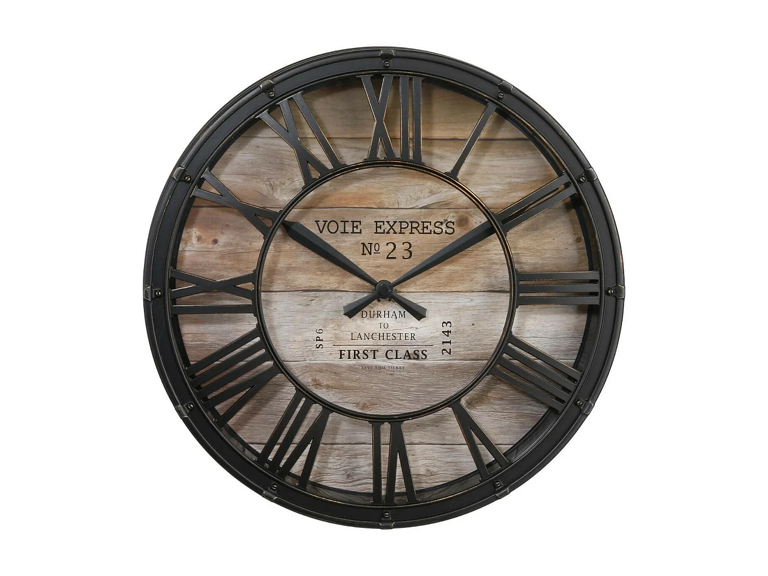 Pendule murale rétro et vintage D 39 cm