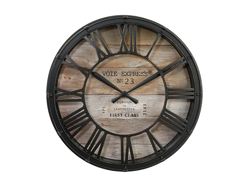 Pendule murale rétro et vintage D 39 cm