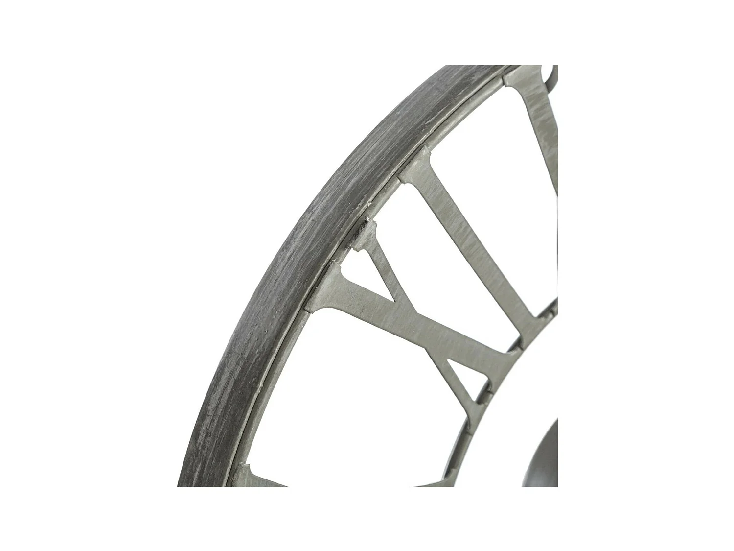 Relógio de Parede Vintage Industrial Cinzento D 36,5 cm Metal