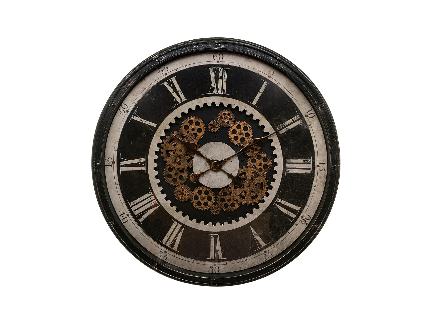 Grande Pendule murale style Rétro et Vintage D 76 cm