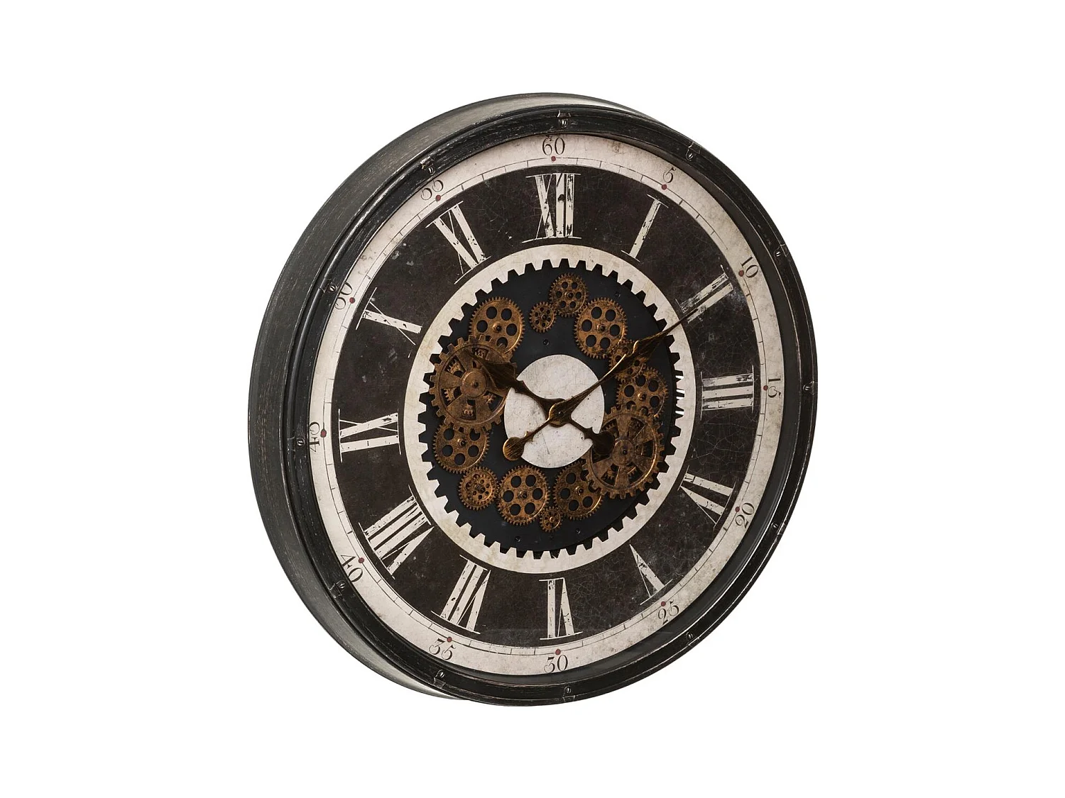 Grande Pendule murale style Rétro et Vintage D 76 cm