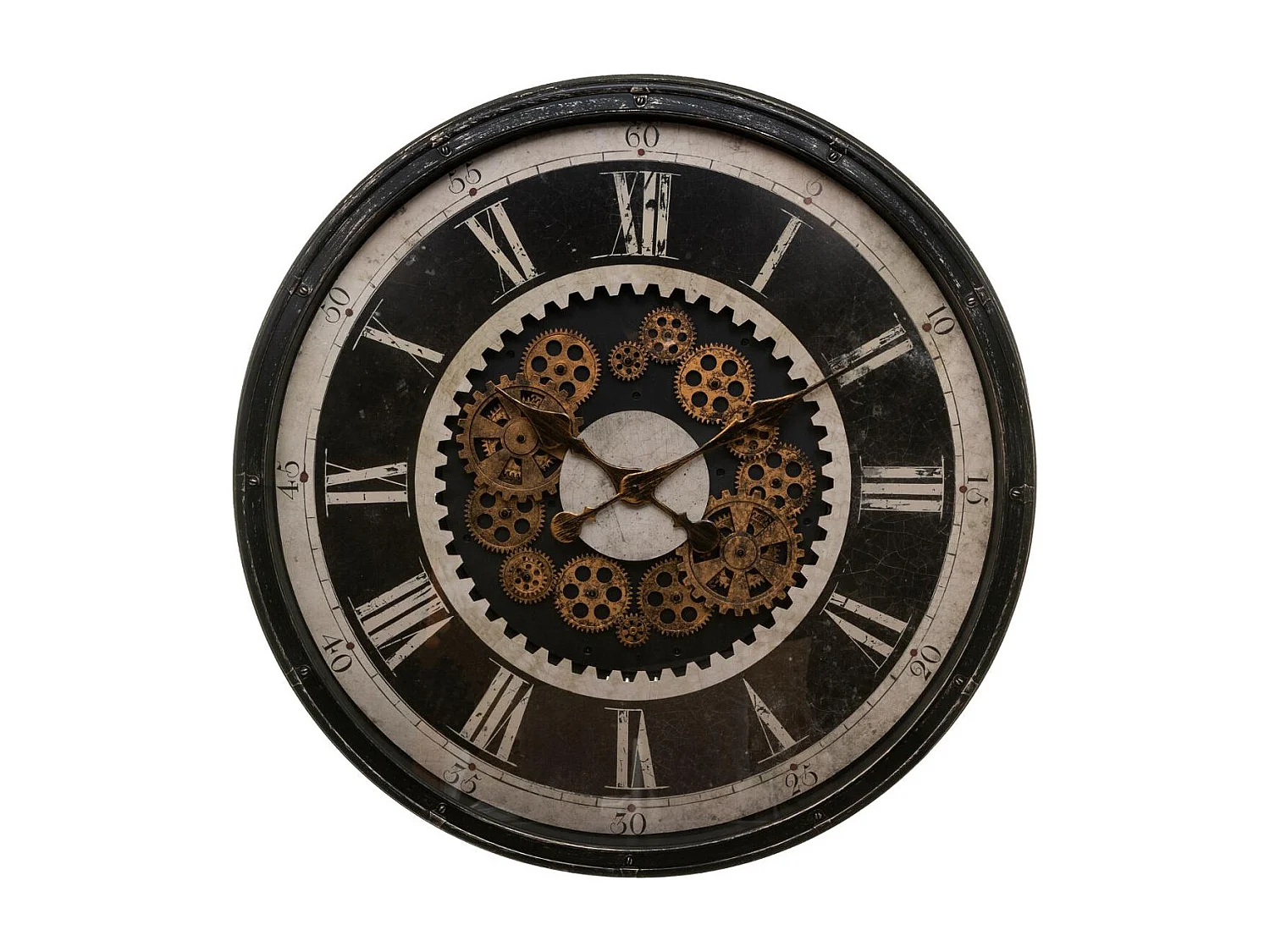 Grande Pendule murale style Rétro et Vintage D 76 cm