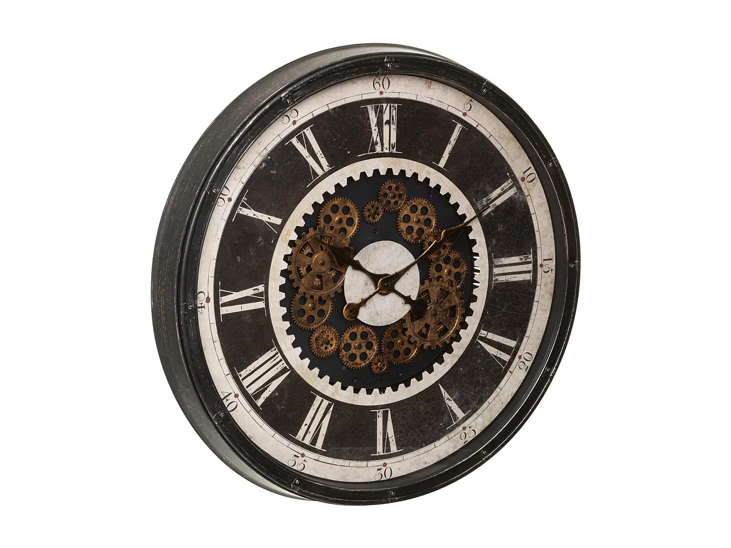 Grande Pendule murale style Rétro et Vintage D 76 cm