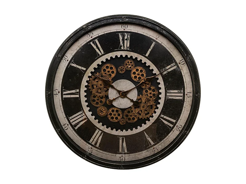 Grande Pendule murale style Rétro et Vintage D 76 cm