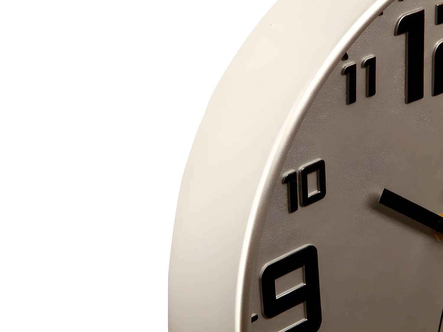 Pendule murale silencieuse Best Argent D 30 cm