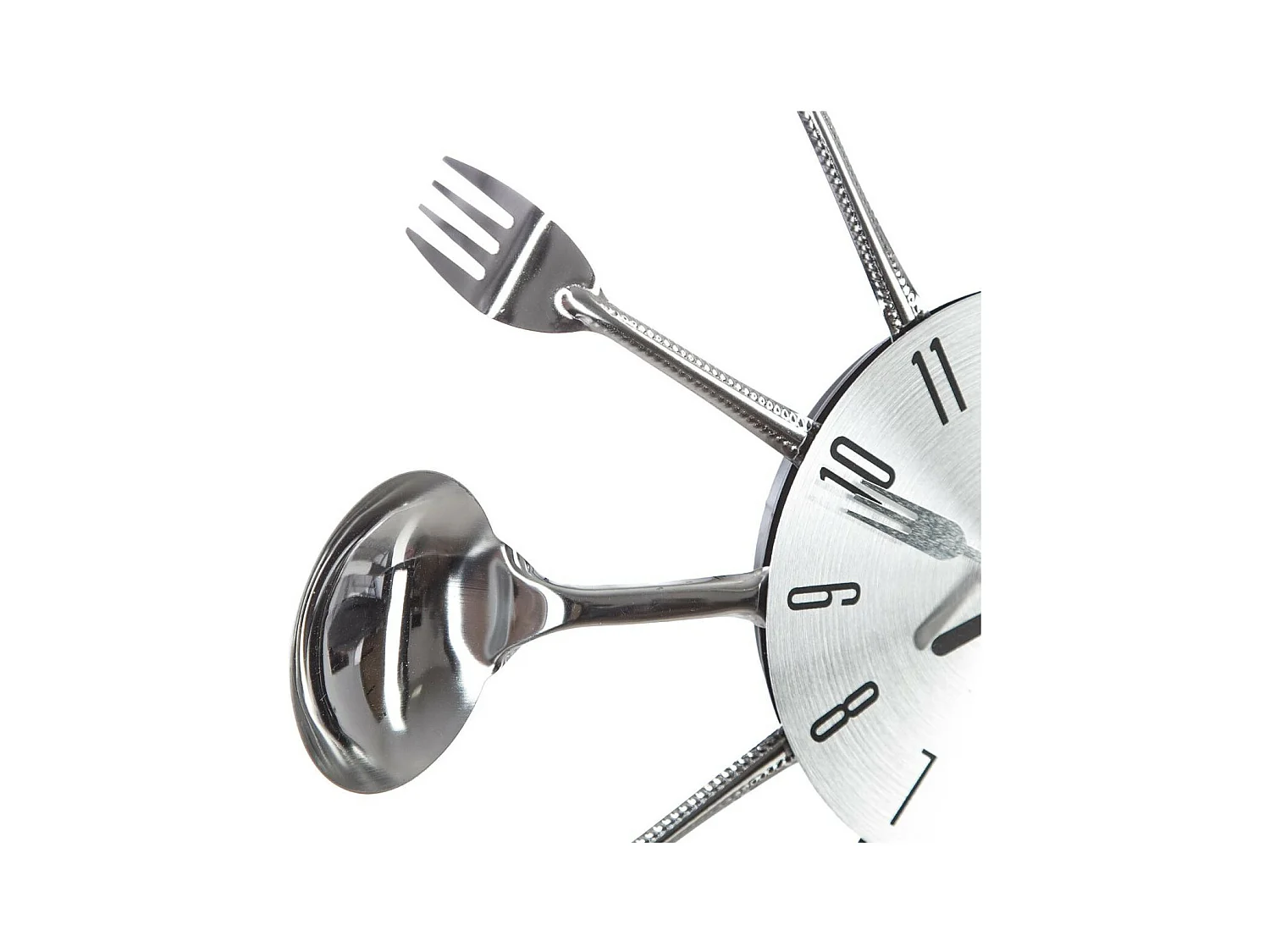 Pendule murale en métal déco cuisine D 38 cm