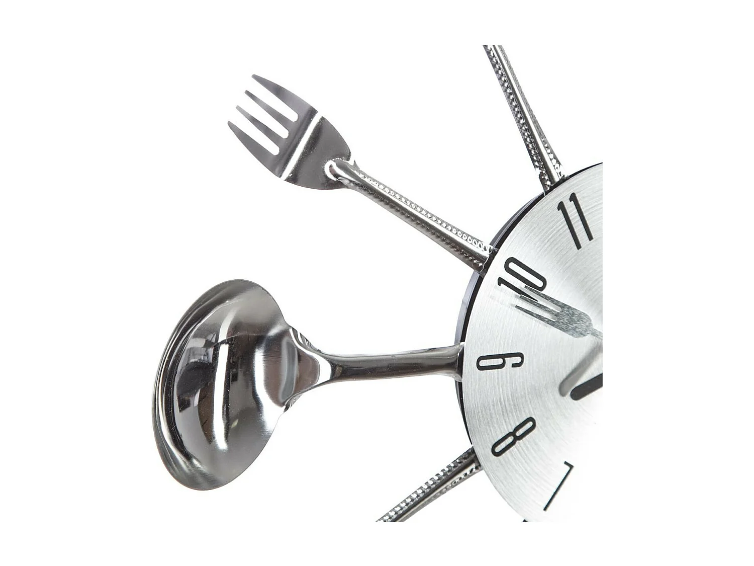 Pendule murale en métal déco cuisine D 38 cm